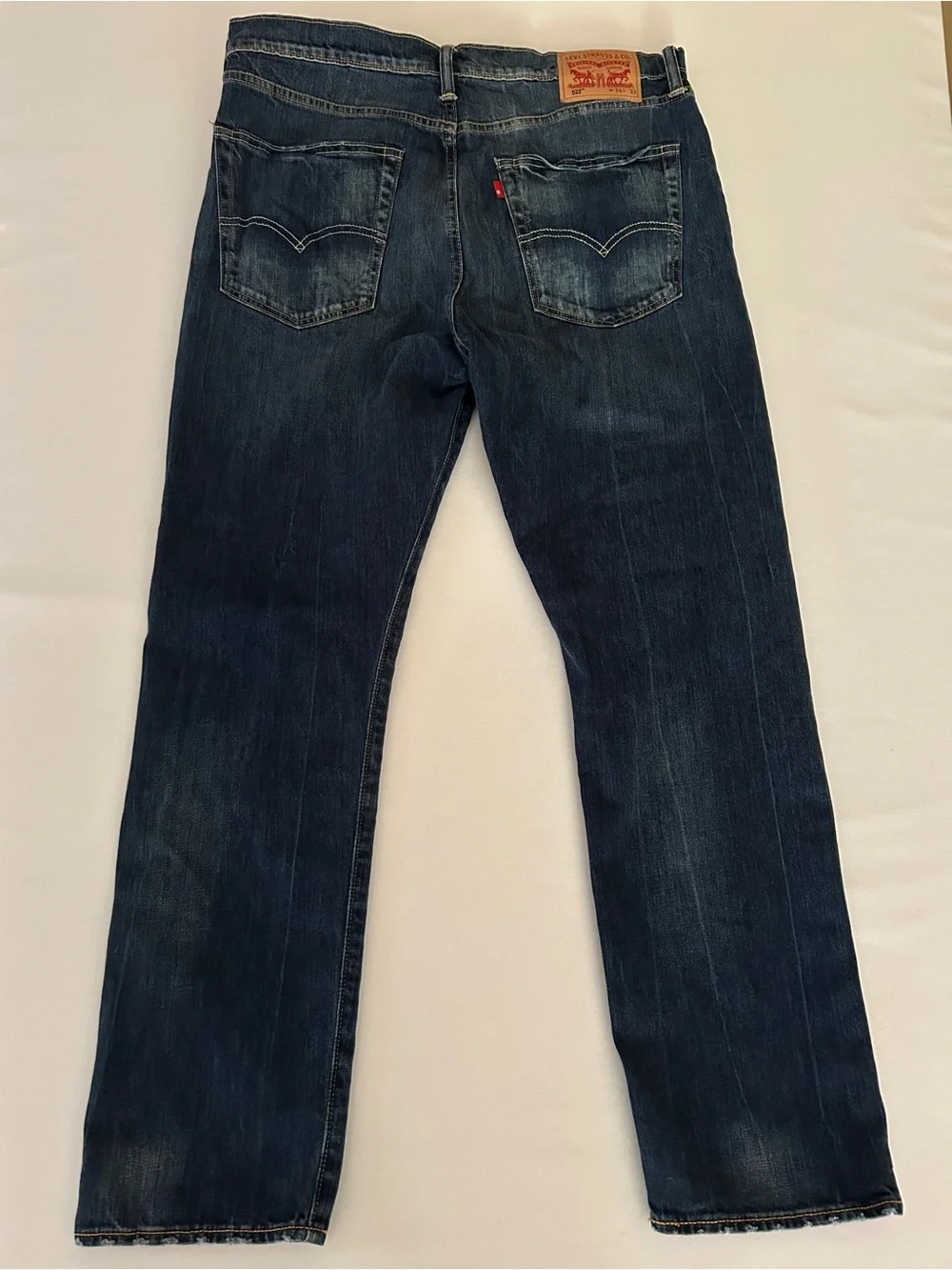 Levi's Straight Fit Faded Blue Men's Jeans